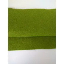 Фетр мягкий 1,5 мм (30*30 см) цв. темно-оливковый,  цена за лист